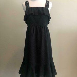 J.Crew $110 Petite Ruffle Eyelet Dress G5921